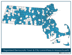 Organized Democratic Town & City Committees in Massachusetts 