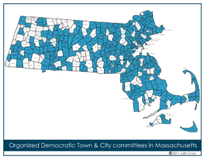 Organized Democratic Town & City Committees in Massachusetts