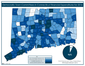 Democratic Town Committees in Connecticut Expenditures 2016